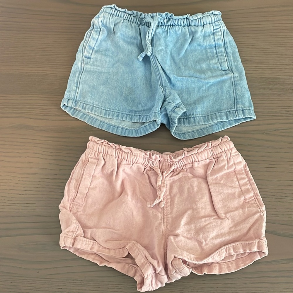 Toddler linen short bundle